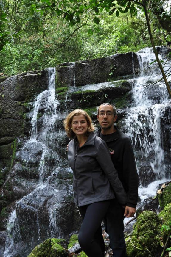 cascata no Parque do Turvo, na fronteira entre Brasil e Argentina, no município de Derrubadas, no Rio Grande do Sul